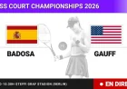 Paula Badosa Faces Coco Gauff at 15:30 in Grass Court Championships