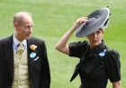 Sophie Duchess Edinburgh Royal Ascot wears black bow dress on day two