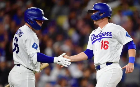 Ryan Ward Starts for Dodgers Against Phillies at 10:15 p.m.