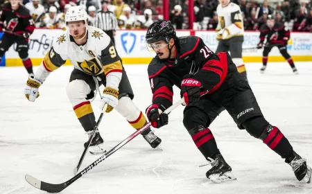 Hurricanes Face Golden Knights in Nhl Finals With 16-1 Chance