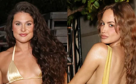 Ilona Maher and Haley Baylee Turn SI Swimsuit Finale into Water Leap