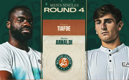 Arnaldi Eyes First Grand Slam Quarterfinal at Roland-Garros