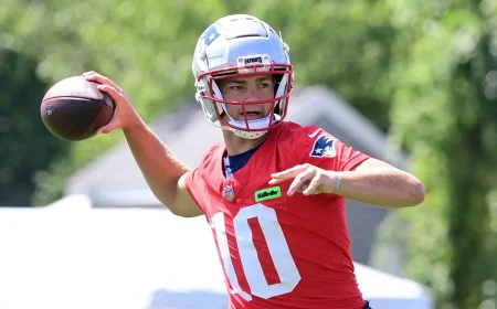Romeo Doubs Catches 2 Passes as Drake Maye Builds Patriots Connection