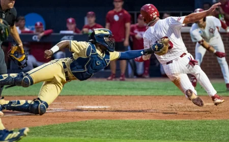 Oklahoma Baseball Stuns Georgia Tech 15-8 Behind Eight-Run Fourth