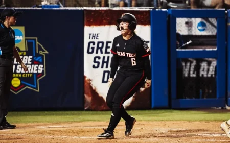Texas Tech Seeks 2 Wins Over Alabama at WCWS — Super Regional Schedule