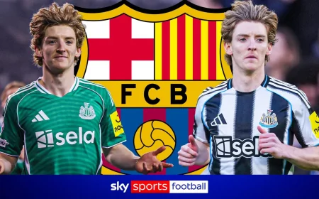 Anthony Gordon Joins Barcelona for £69.3m — Man U Transfer News