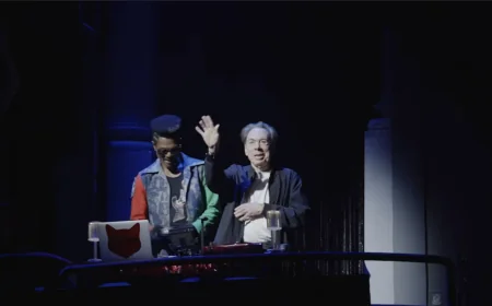 Andre De Shields Shares the Spotlight as Lloyd Webber DJs on West 44th Street