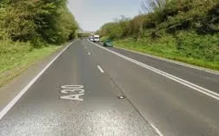Boy dies after A30 Crash near Hayle, police arrest man