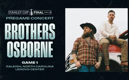 Brothers Osborne to Headline Free Raleigh Concert Before Game 1