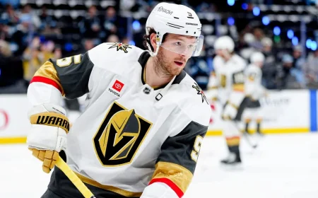 Jeremy Lauzon Returns for Game 1, Gives Vegas Blue Line a Boost