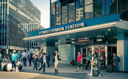 Penn Station Handles More Than 13 Million Train Station Passengers