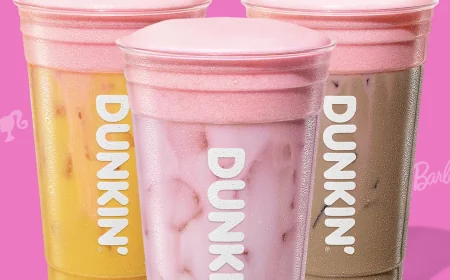 Dunkin Releases New Pink Summer Drinks Featuring A Barbie Collaboration