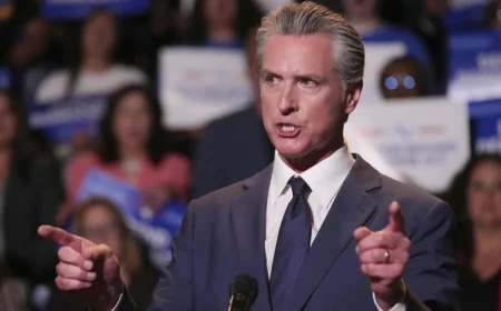Gavin Newsom et Amérique: Californie ouvre sa primaire à deux noms