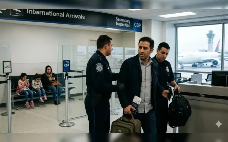 U.s. Customs And Border Protection Denies Visa Holder Entry at Los Angeles