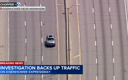 Cook County bomb squad closes Eisenhower Expressway lanes