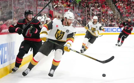 Noah Hanifin Helps Vegas Open Final With 5-4 Win