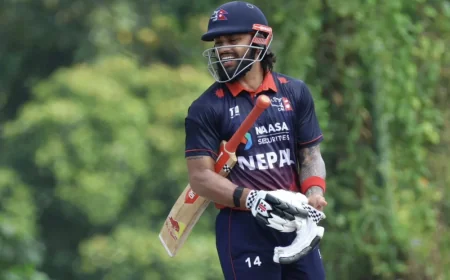 Kushal Bhurtel Powers Nepal Past Malaysia in Hong Kong Vs Oman