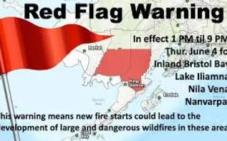 Anchorage Issues Red Flag (fire Weather) Warning for Bristol Bay Thursday
