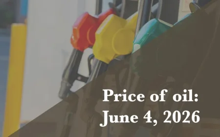 Brent Crude Benchmark June 2026 Hits $97.95 on June 4