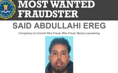 FBI adds Said Abdullahi Ereg to Feeding Our Future fraud list