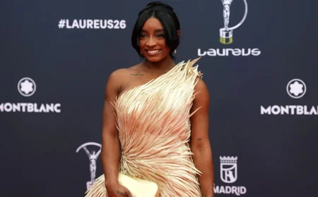 Simone Biles Shows Lakefront Texas Mansion With New Bedroom View