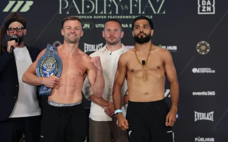 Josh Padley Defends European Title Against Aqib Fiaz on June 5