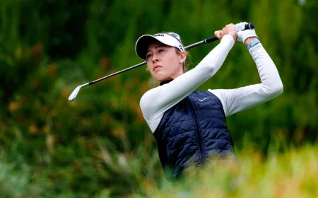 Nelly Korda Shoots 67 at Lpga Us Open to Move Within Two