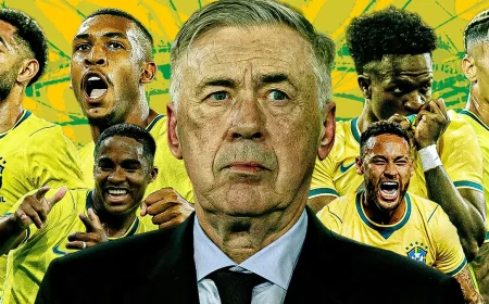 Carlo Ancelotti Includes Neymar In Brazil’s Attack-Heavy Squad