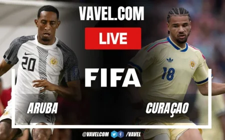 Curaçao Controls First Half in 0-0 Curacao Vs Aruba