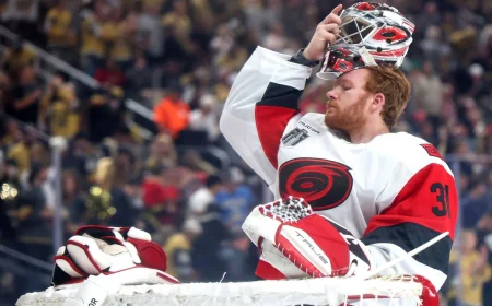 Brandon Bussi Makes Playoff Debut in Game 3 for Hurricanes