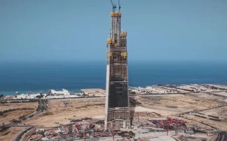 Saudi Arabia's Jeddah Tower Tops 100 Floors in World's Tallest Buildings Race