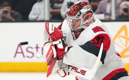 Bussi Nhl: Brandon Bussi Replaces Andersen in Game 3