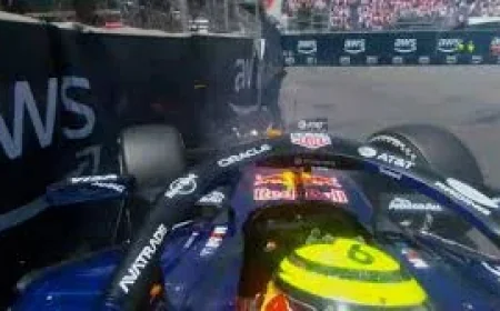 Hadjar F1 Crash Ends Monaco FP1 With 25 Minutes Left
