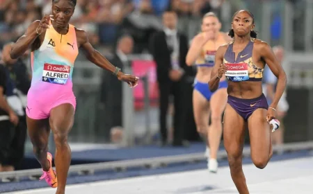 Amy Hunt Faces Jefferson-Wooden After 22.17 Rome 200m