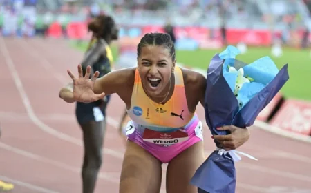 Audrey Werro runs 1:53.98 for third-fastest 800 m ever