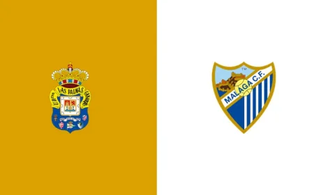 Las Palmas Vs Málaga Live On Movistar+ At Estadio de Gran Canaria