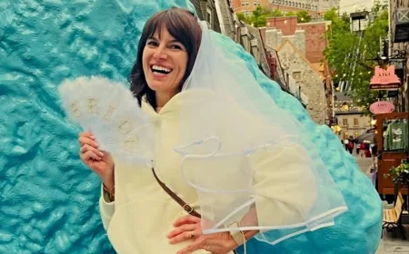 Julie Marcoux publie à Quebec City les photos de son bachelorette party