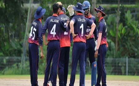 Nepal Beats Oman by 8 Wickets to Reach Final — Hk Vs Nep