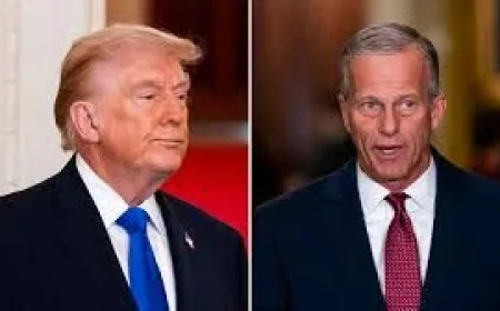 Trump Demands Thune Fire Parliamentarian Over $72 Billion Bill
