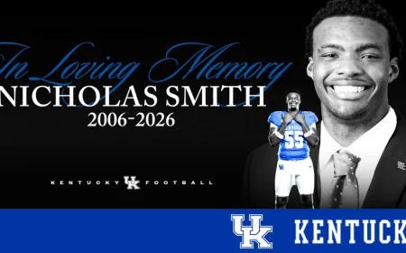 Nic Smith Dies at 2006-2026 as UK Football Mourns Sophomore