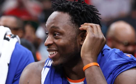 Anunoby’s Skechers Go Viral Twice During Knicks Finals Run