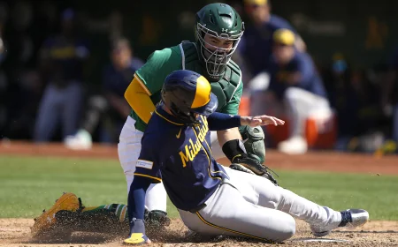 Brewers Vs Athletics: Milwaukee Opens 3-Game Las Vegas Set