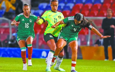 México vence 1-0 a Australia con Australia - México en Sídney