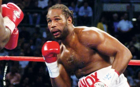 Lennox Lewis Stops Tyson in the Eighth Round