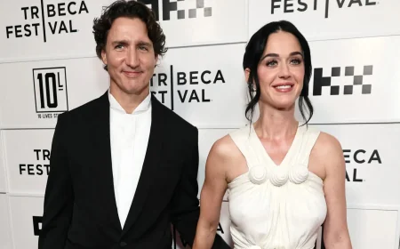 Katy Perry et Justin Trudeau foulent leur premier Tapis Rouge ensemble