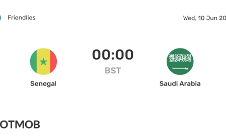 Senegal Vs Saudi Arabia Set for June 9 Friendly at 23:00 UTC