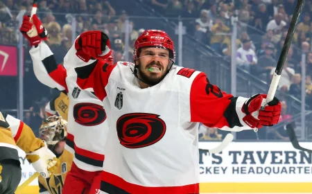 Aho, Svechnikov Push Knights Vs Hurricanes Fight in Game 3