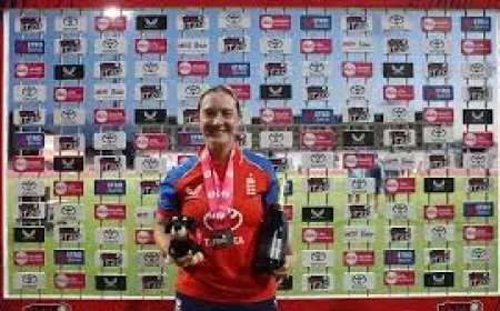 England Beat India by Six Wickets in Taunton Decider — England Vs India