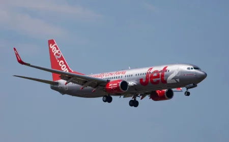 Jet2 Flight Lightning Strike Diverted to Manchester Airport