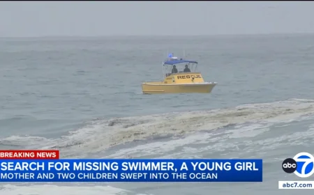 Search expands for missing girl after Laguna Beach ocean sweep